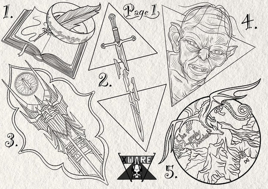 Lord of the Rings inspired designs by Emily