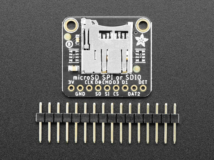 Adafruit Micro SD SPI or SDIO Card Breakout Board - 3V ONLY! by Adafruit - The Pi Hut