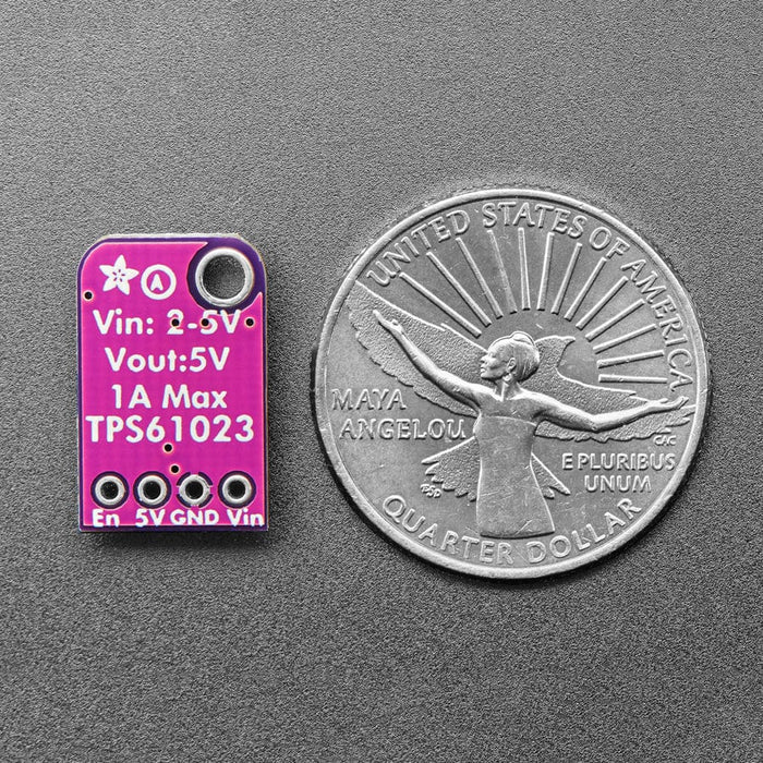 Adafruit MiniBoost 5V @ 1A - TPS61023 by Adafruit - The Pi Hut