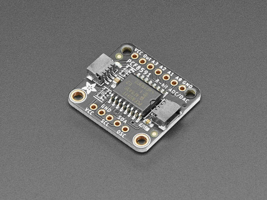 Adafruit PCF8591 Quad 8-bit ADC + 8-bit DAC - STEMMA QT / Qwiic by Adafruit - The Pi Hut