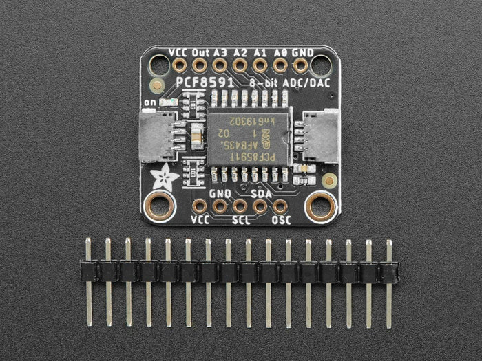 Adafruit PCF8591 Quad 8-bit ADC + 8-bit DAC - STEMMA QT / Qwiic by Adafruit - The Pi Hut