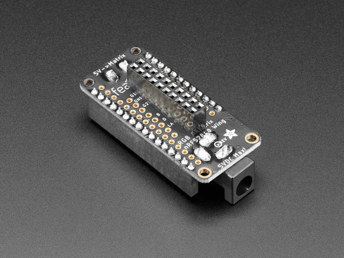 Adafruit RGB Matrix FeatherWing Kit - for nRF52840 Feathers by Adafruit - The Pi Hut