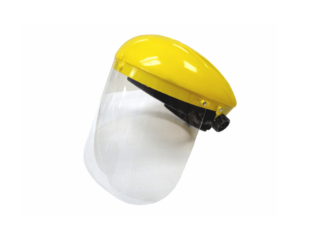 Adjustable Face Shield, Strong Polycarbonate Visor, Protects Against Impact - CHIN004 MEGA