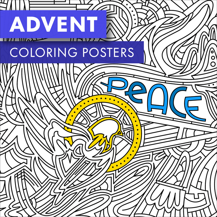 Advent Coloring Posters