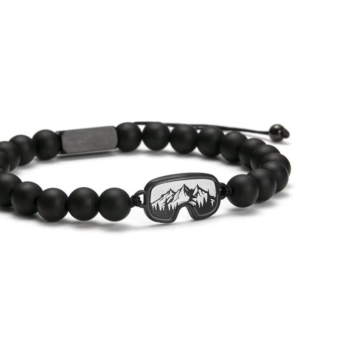 Adventure Snow Goggle Beaded Bracelet