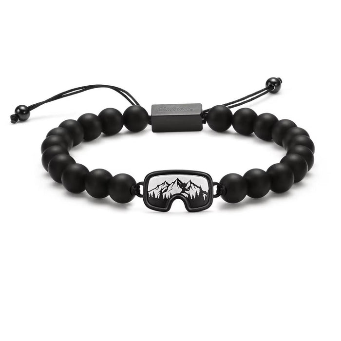 Adventure Snow Goggle Beaded Bracelet