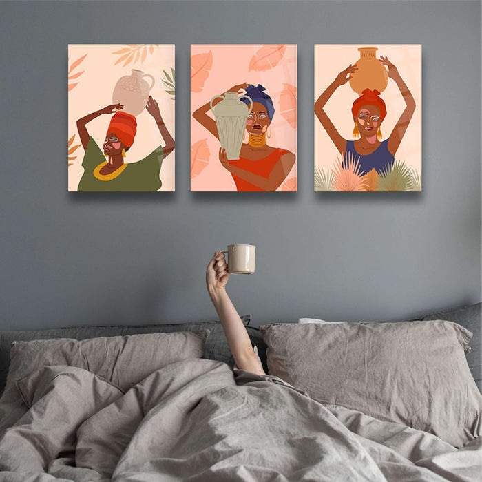 African Woman Wall Decor - Artwork available at Dekadron for $299.90