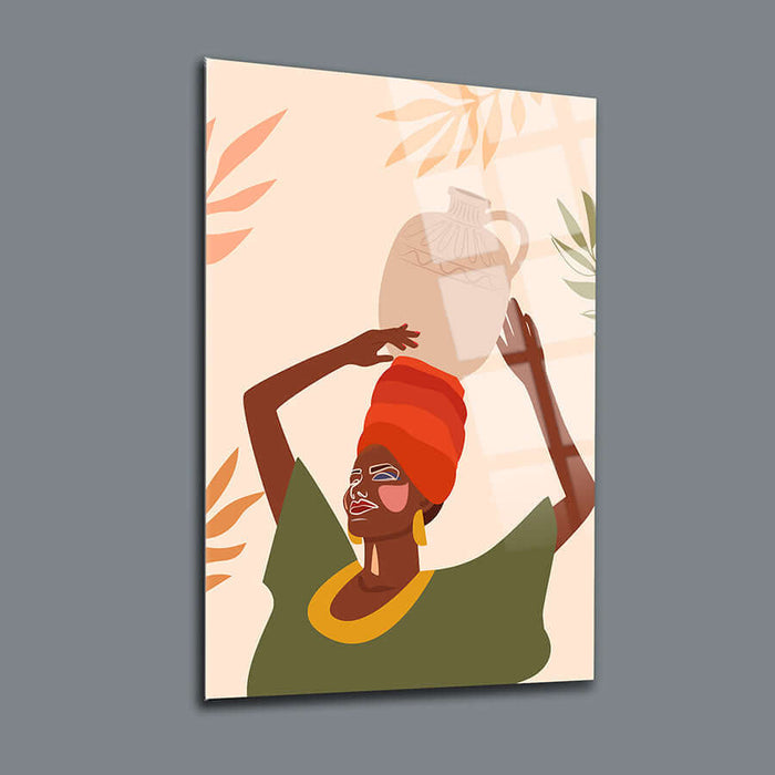 African Woman Wall Decor - Artwork available at Dekadron for $299.90