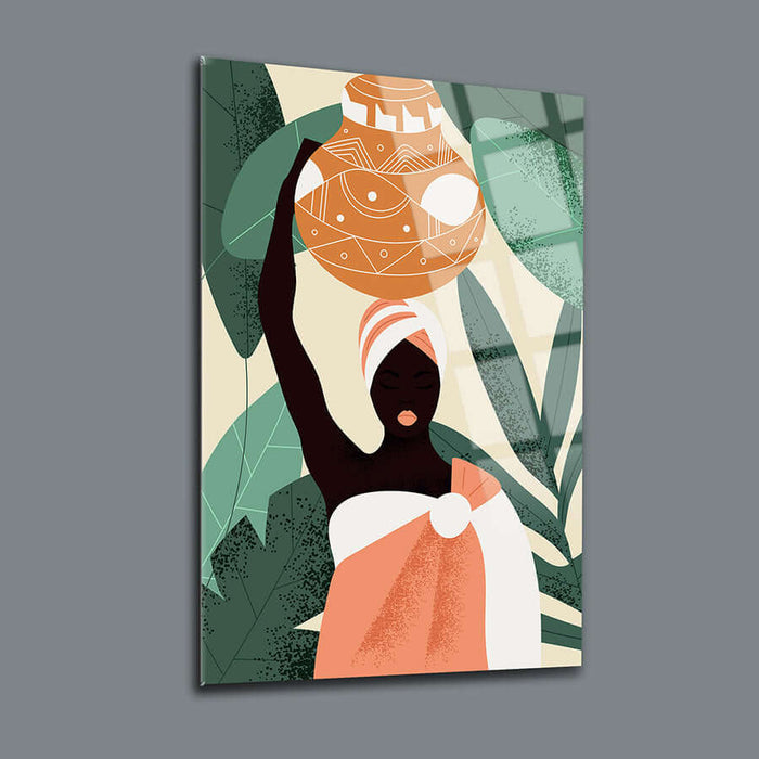 African Woman Wall Decor - Artwork available at Dekadron for $299.90