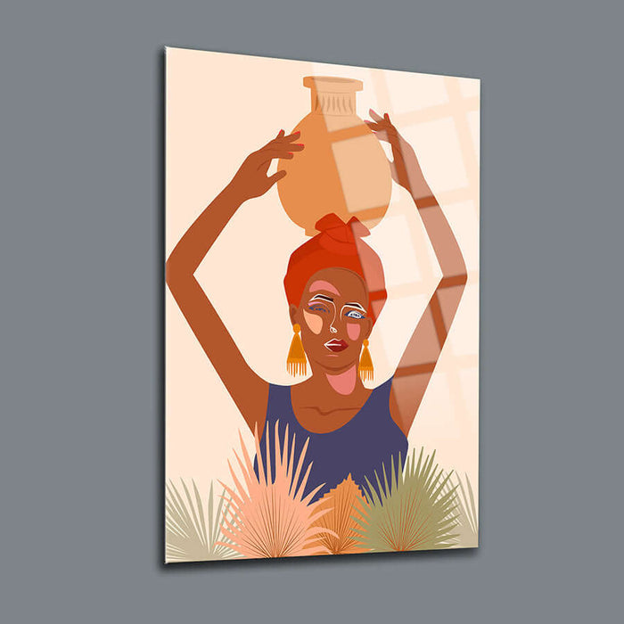 African Woman Wall Decor - Artwork available at Dekadron for $299.90
