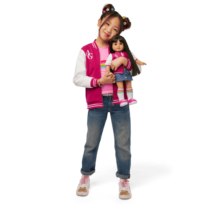 AG™ Star Squad Varsity Jacket for Girls