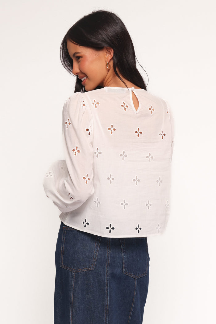 Petal and Pup USA TOPS Aggie Blouse - White