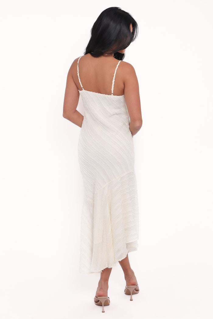 Petal and Pup USA DRESSES Aileen Midi Dress - Cream