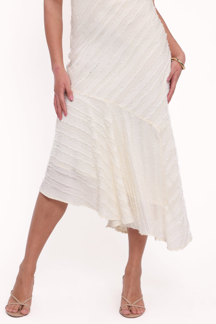 Petal and Pup USA DRESSES Aileen Midi Dress - Cream