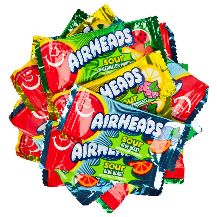 Airheads Sour Assorted Mini Candy - 5 LB