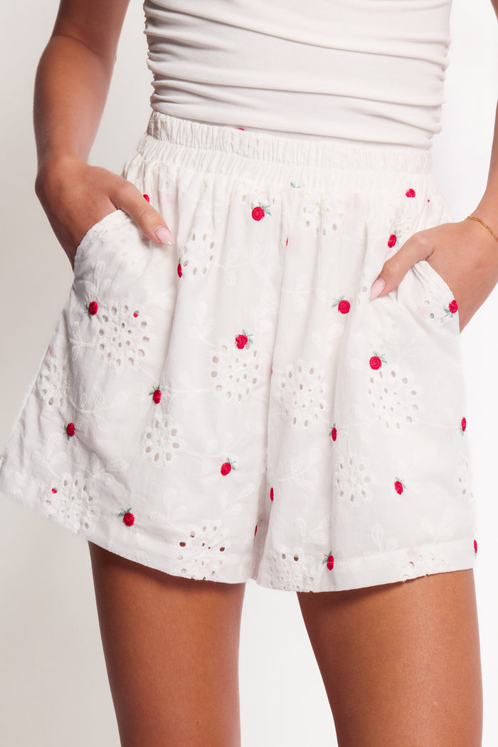 Petal and Pup USA BOTTOMS Aisha Shorts - White