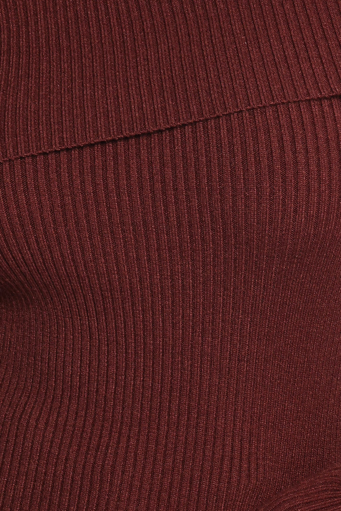 Petal and Pup USA TOPS Aleena Knit Top - Chocolate Brown