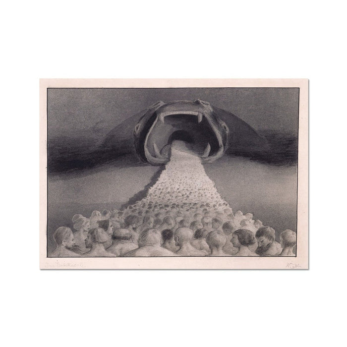 Alfred Kubin, Vers l’inconnu Symbolist Surrealist Gothic Goth Surreal Occult Supernatural Life and Death Decor Vintage Fine Art Print
