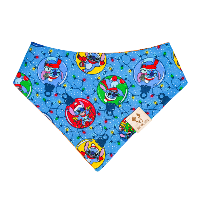 Alien Christmas - Single Snap Bandana (Reversible)