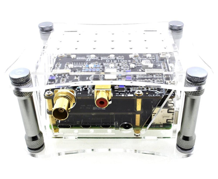 Allo DigiOne Signature Case for Raspberry Pi 4 - Clear [discontinued] by Allo - The Pi Hut
