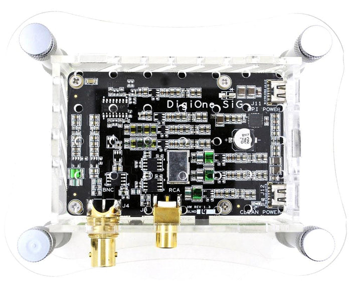 Allo DigiOne Signature Case for Raspberry Pi 4 - Clear [discontinued] by Allo - The Pi Hut