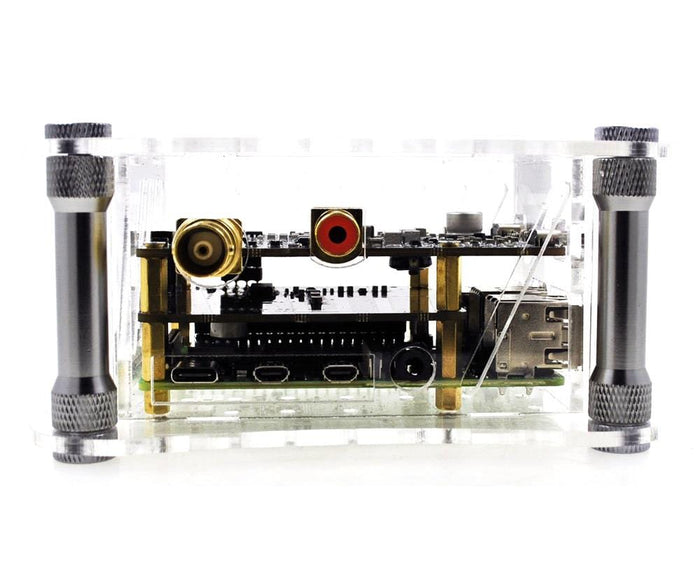 Allo DigiOne Signature Case for Raspberry Pi 4 - Clear [discontinued] by Allo - The Pi Hut
