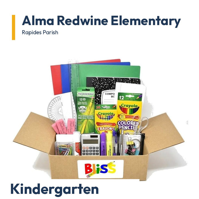 Alma Redwine Elementary Kindergarten School Supply Kit