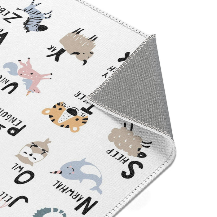 Alphabet Animals Nursery Rug Play Mat
