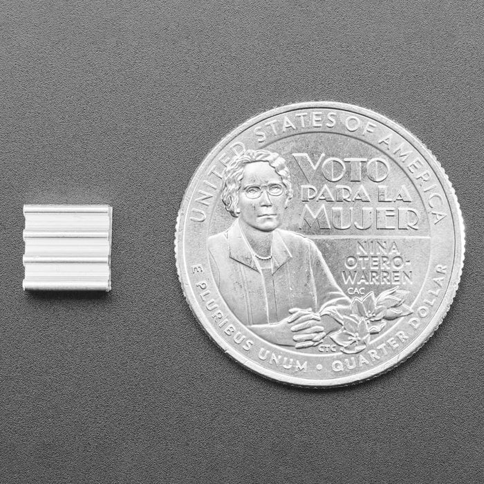Aluminium SMT Heat Sinks 10 Pack - (0.25"x0.25" x 0.15" tall) by Adafruit - The Pi Hut