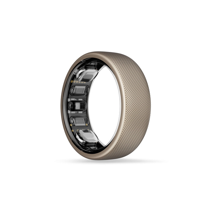 Amazfit Helio Smart Ring - Titanium Health Tracker (Ring Size 8)