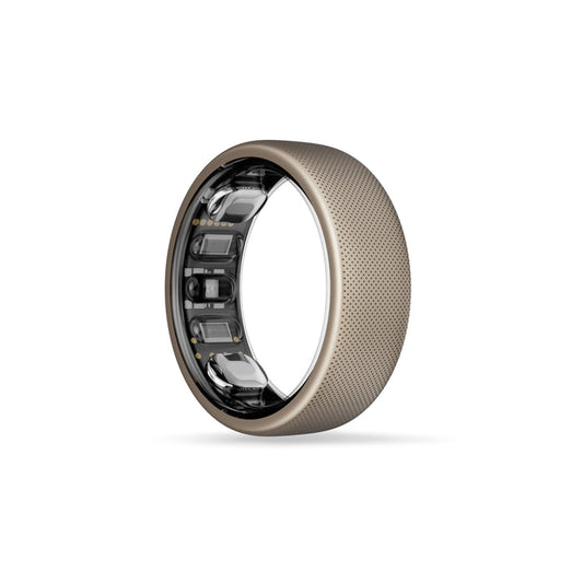 Amazfit Helio Smart Ring - Titanium Health Tracker (Ring Size 8)