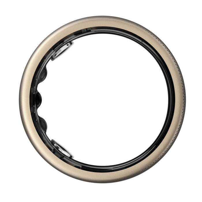 Amazfit Helio Smart Ring - Titanium Health Tracker (Ring Size 8)