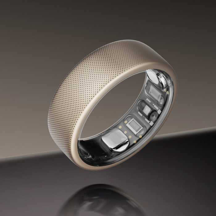 Amazfit Helio Smart Ring - Titanium Health Tracker (Ring Size 8)