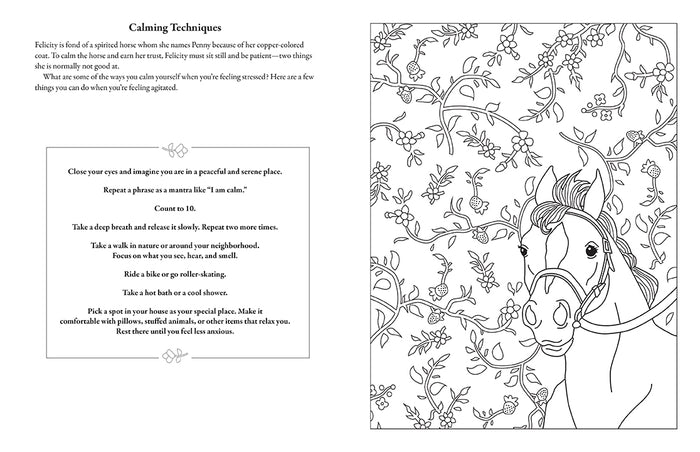 American Girl Coloring Journal