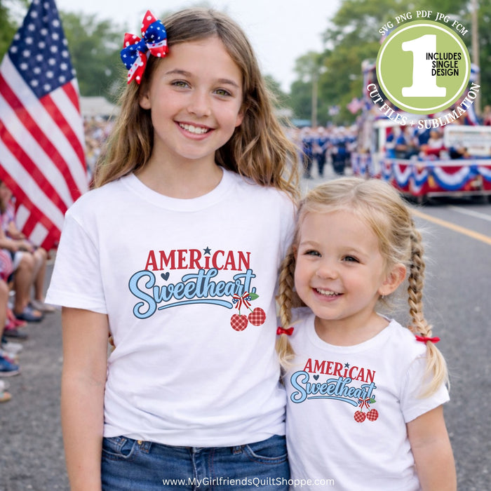 American Sweetheart (Downloadable Sublimation Design)
