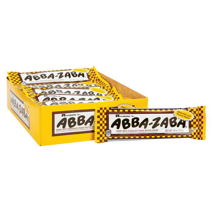 Annabelle Abba Zaba Peanut Butter Chocolate Candy Bars - 24 Count