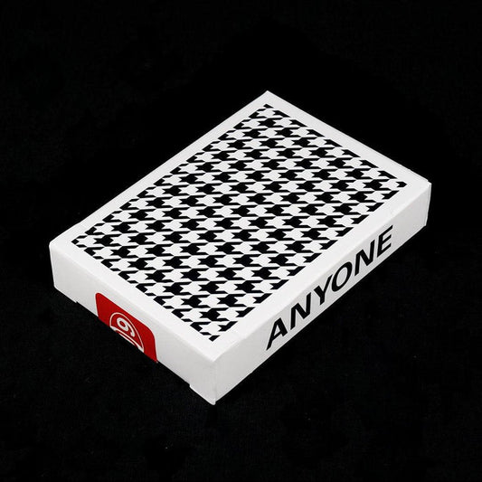 Anyone Worldwide Black Houndstooth Playing Cards by Anyone Worldwide