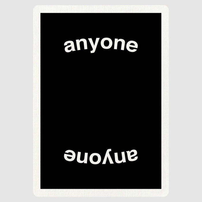 Anyone Worldwide Black OG Logo Playing Cards by Anyone Worldwide