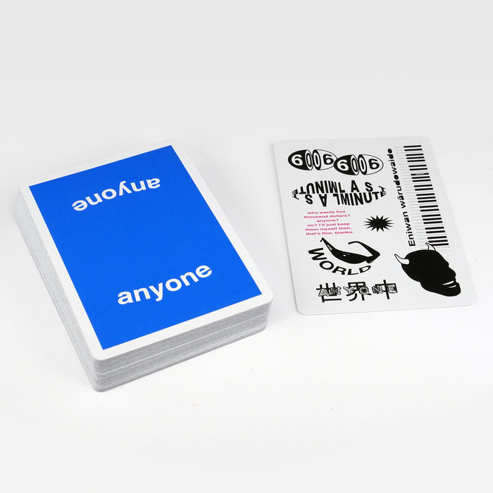 Anyone Worldwide Blue OG Logo Playing Cards by Anyone Worldwide