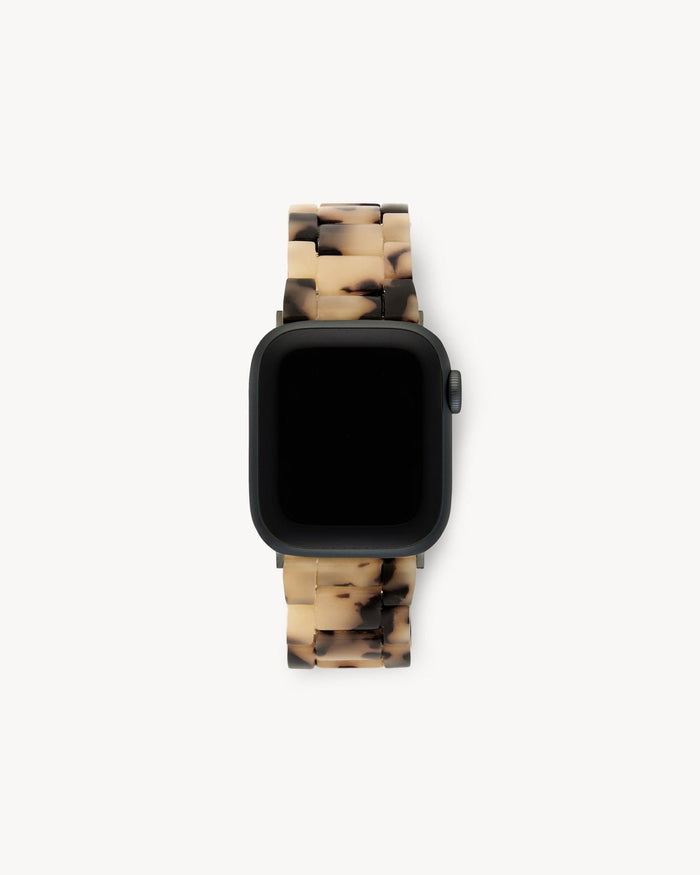 Apple Watch Band in Blonde Tortoise (Universal Fit / Gold Hardware)