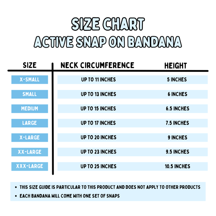 Après Ski - Active Snap On Bandana (Reversible)