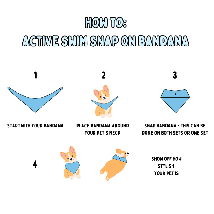 Après Ski - Active Snap On Bandana (Reversible)