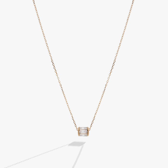 April Birthstone Precious Pendant Necklace