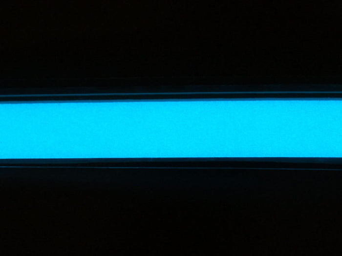 Aqua Electroluminescent (EL) Tape Strip - 100cm w/two connectors by The Pi Hut - The Pi Hut