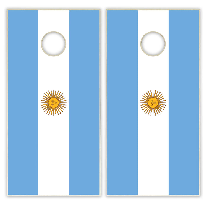 Argentina Flag Cornhole Set
