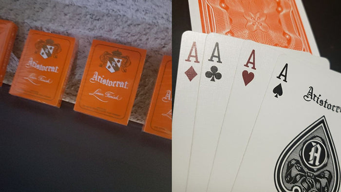 Aristocrat: Orange Edition Playing Cards by US Playing Card Co.