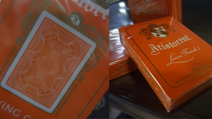 Aristocrat: Orange Edition Playing Cards by US Playing Card Co.