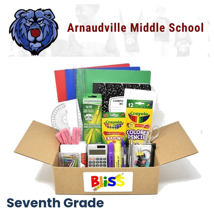 Arnaudville Middle School 7th Grade School Supply Kit