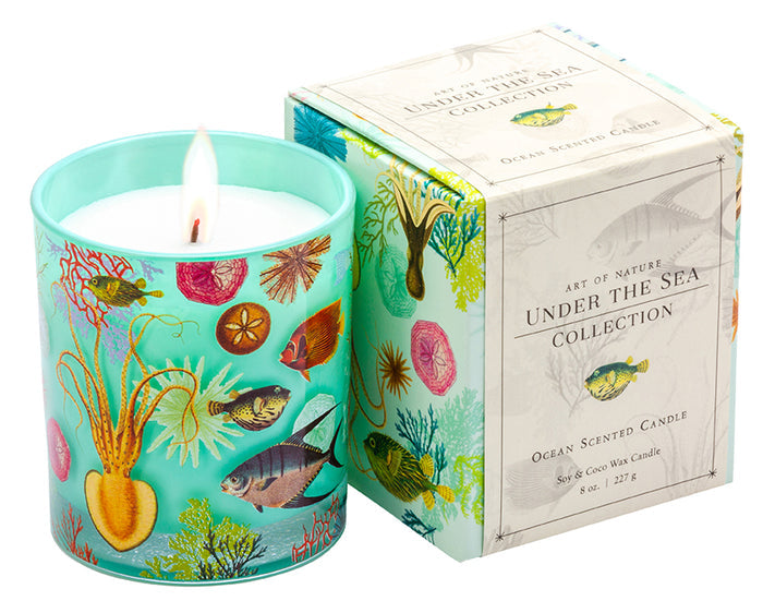 Art of Nature: Under the Sea Scented Glass Candle