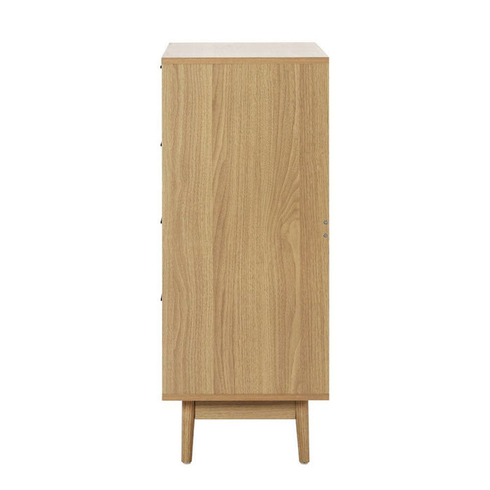 Artiss 4 Chest of Drawers - BRIONY Oak -Home Living Store - -